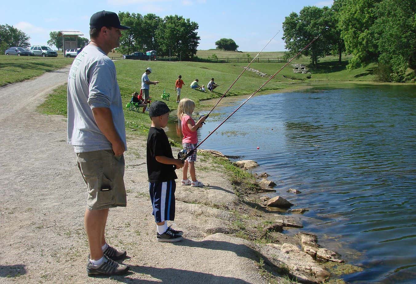 Fishing at Platte Ridge Park